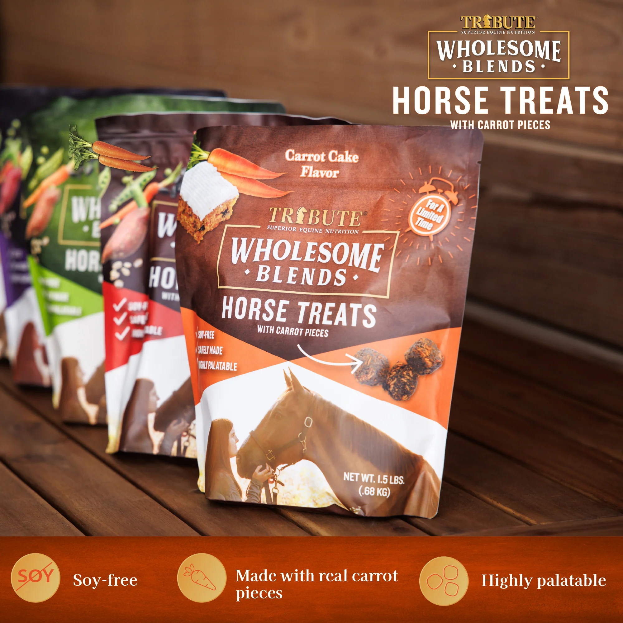 Carrot Cake Wholesome Blends® Horse Treats - Image 5