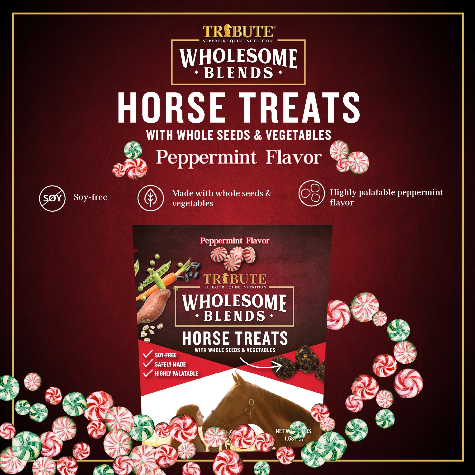 Peppermint Wholesome Blends® Horse Treats - Image 3