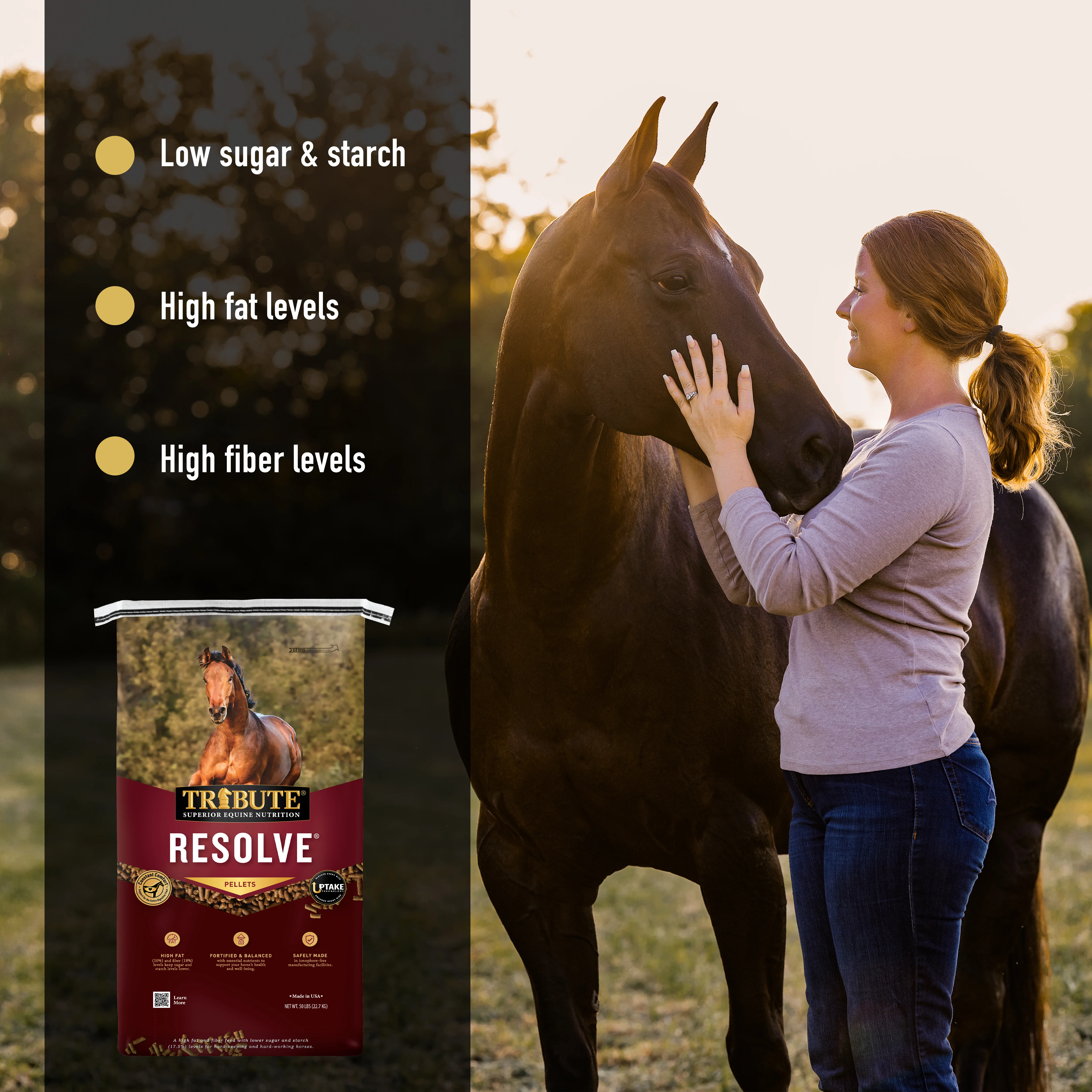 Resolve®, Pelleted, Low NSC, High Fat, High Fiber Feed - Image 5