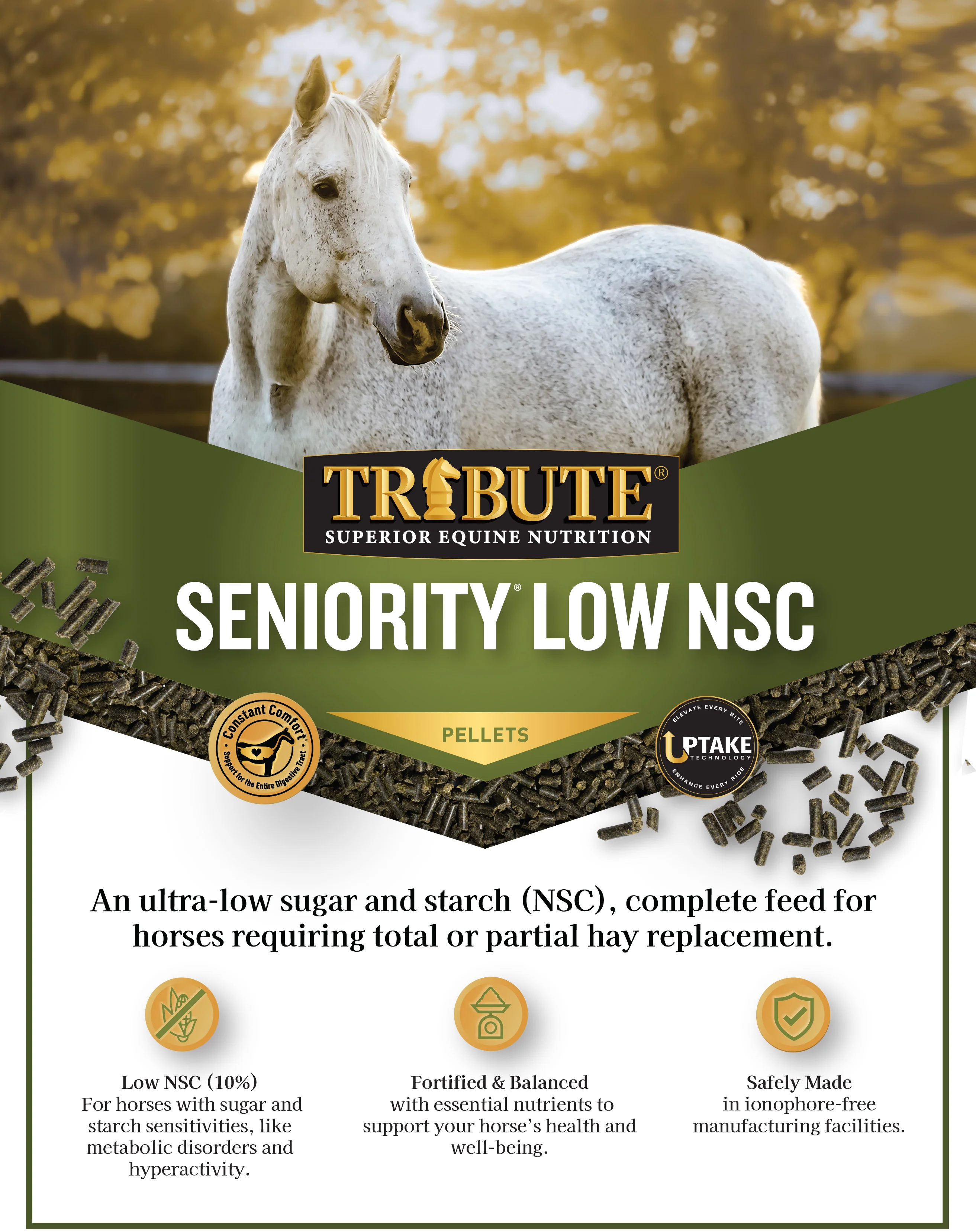 Seniority® Low NSC (10%), Horse Feed - Image 3