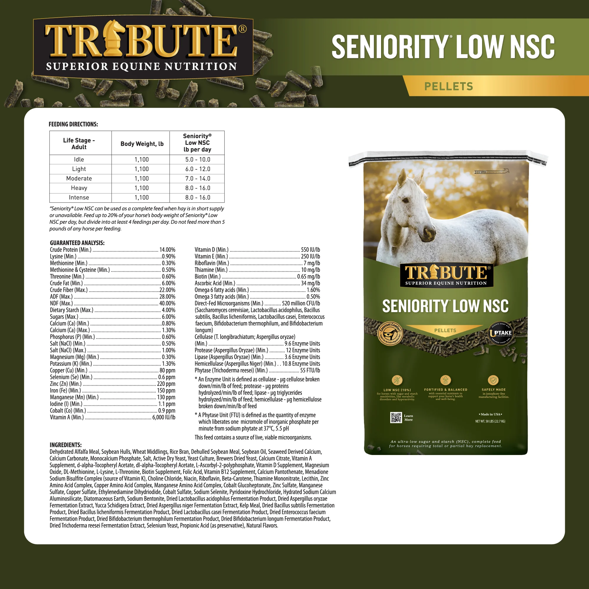 Seniority® Low NSC (10%), Horse Feed - Image 7