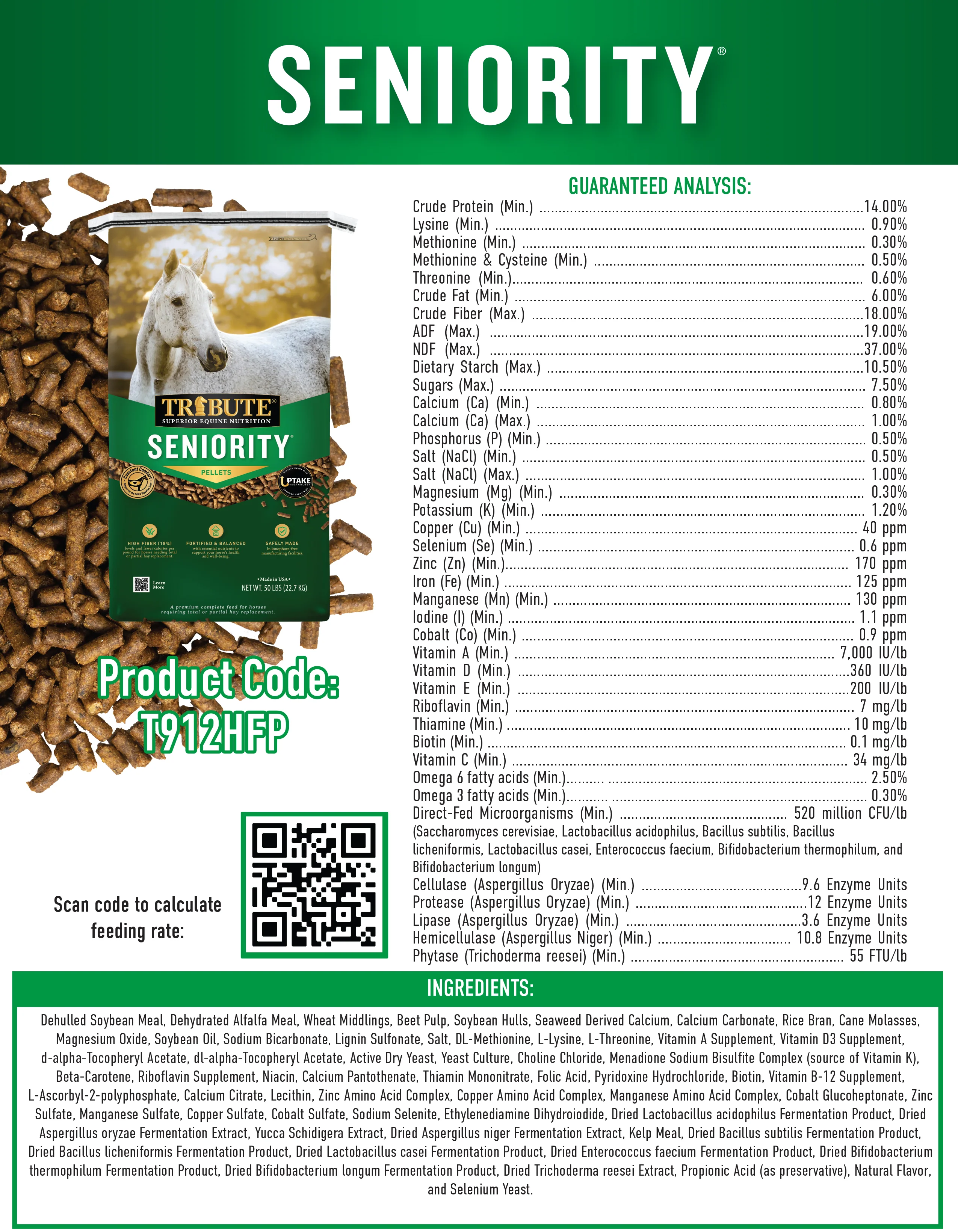 Seniority® Pellet, Hay Replacement Feed - Image 4